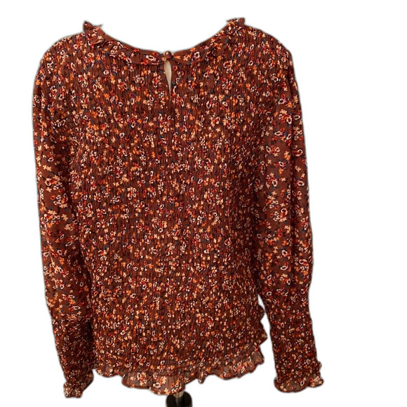 Terra and Sky floral top Size L - Picture 3 of 3